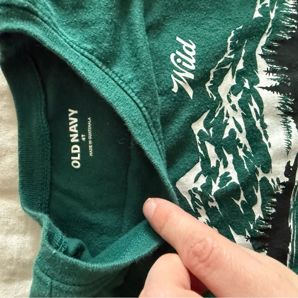Old Navy Green Mountain 'Wild' Graphic Tee - Picture 2 of 3
